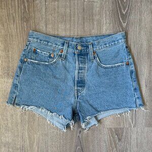 NWOT Levi's Premium 501 Original Fit High Rise Women's Shorts | BIG E | Size 27